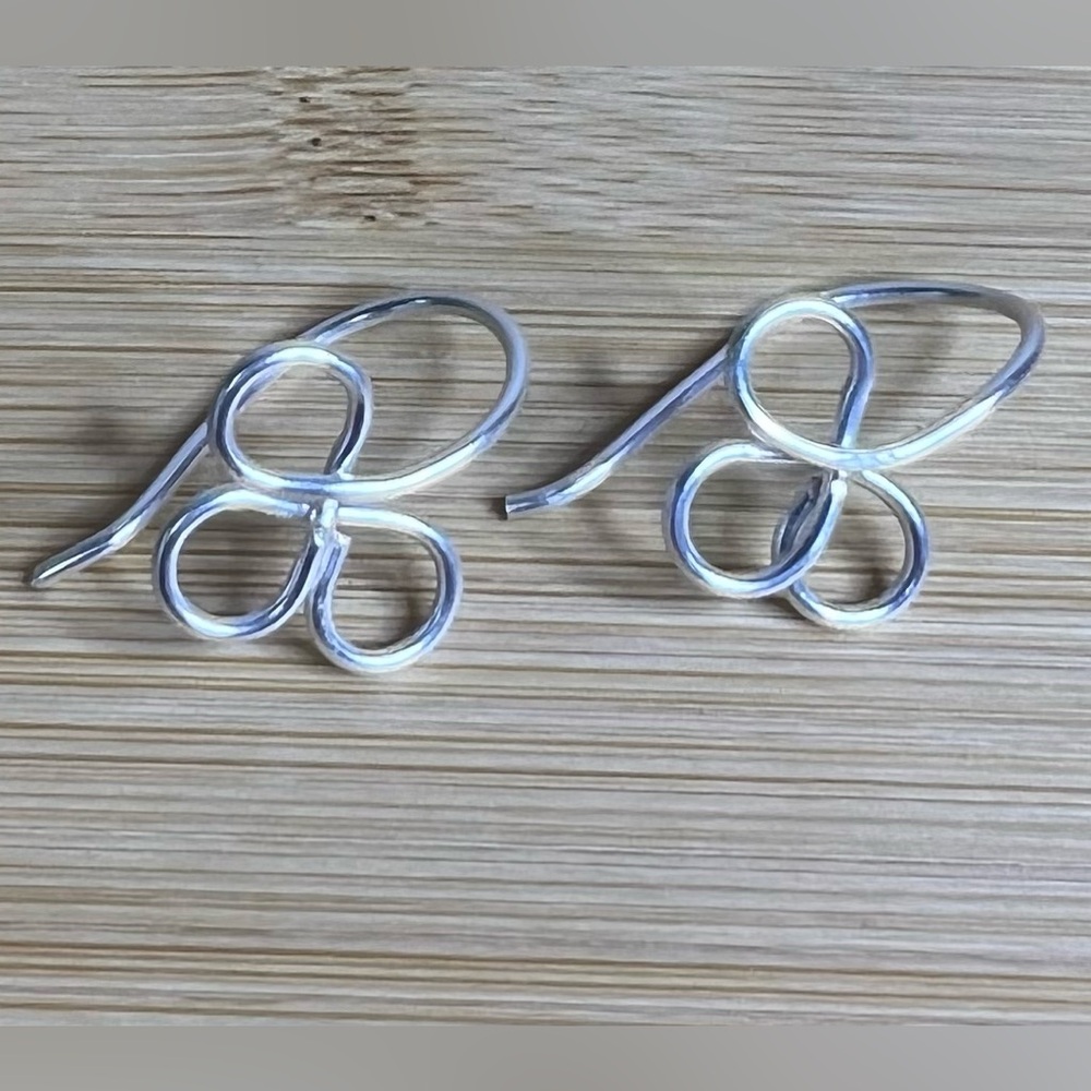 Twisted Silver Earrings